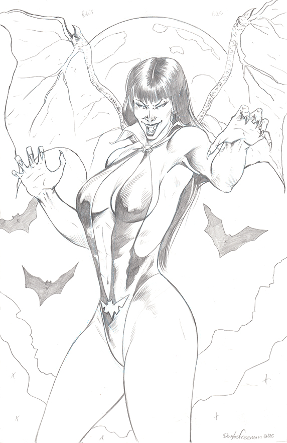 Vampirella Pencils 2015