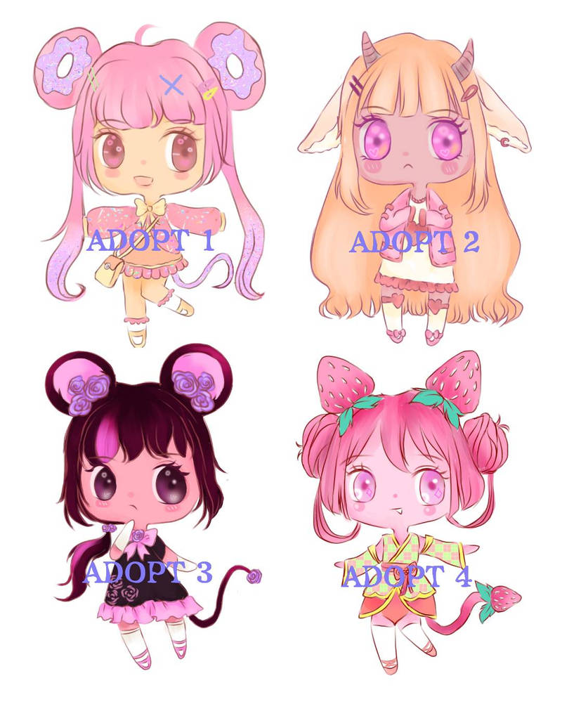 adoptables chibis by corpseofana on DeviantArt