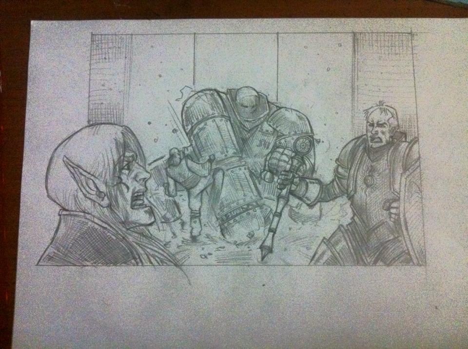 Dungeons and Dragons, Pencil, Sketch by JohnTaf on DeviantArt