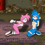 Saphire y Amy Rose