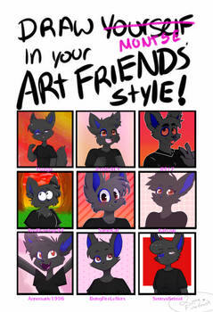 Draw yourself in your friend's style!