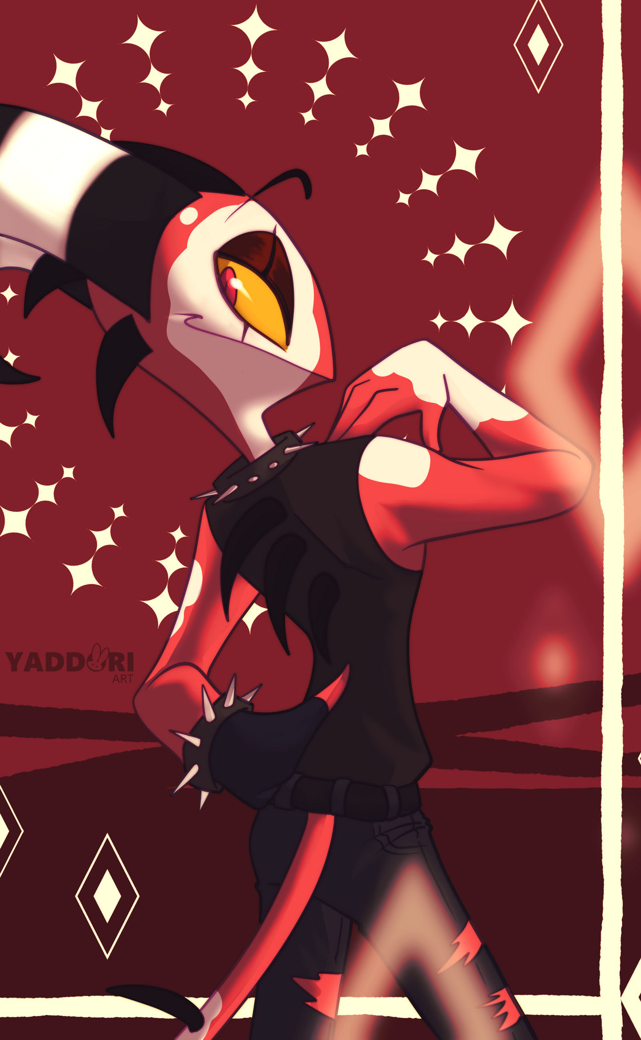 Blitzo Design Helluva Boss: Blitzo by yaddoriart on DeviantArt