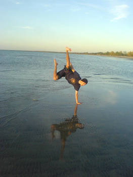 Me Brakedancing on water