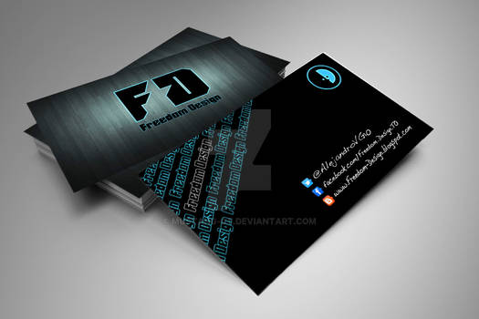 Freedom Design business card