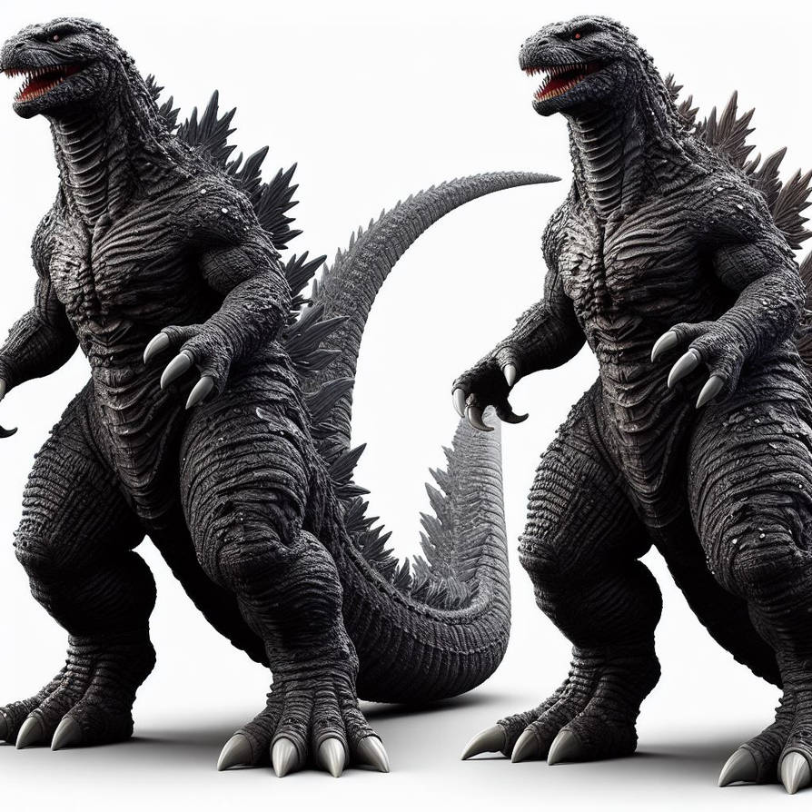 Two Godzilla's 2 Godzillas #2 by endykids0710gmail on DeviantArt