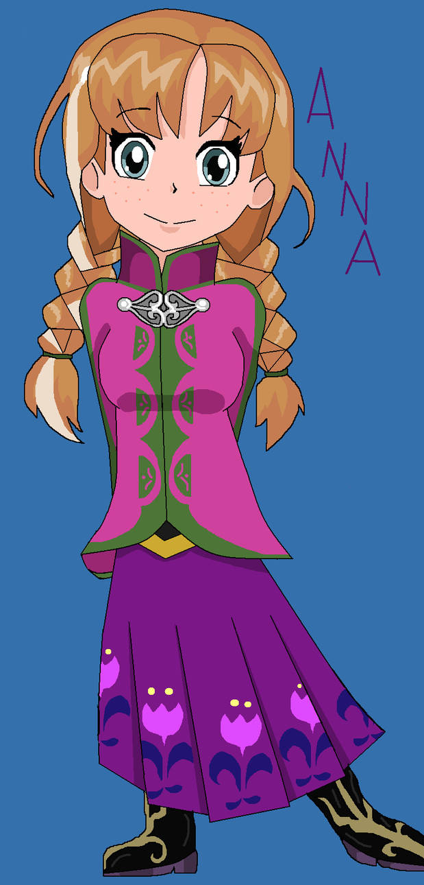 Anna Rbti Frozen, Anna by Artfrog75 on DeviantArt