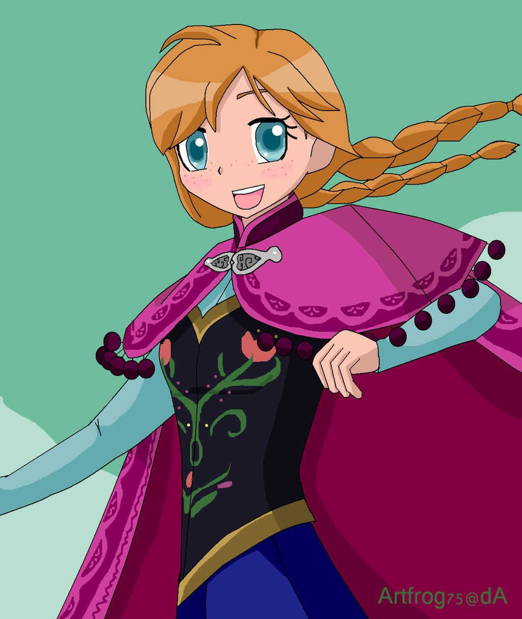 Anna Spring Character Anna by Artfrog75 on DeviantArt