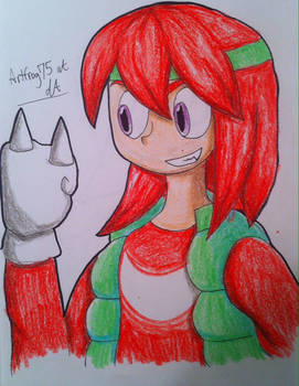 Knuckles the Echidna ( human )
