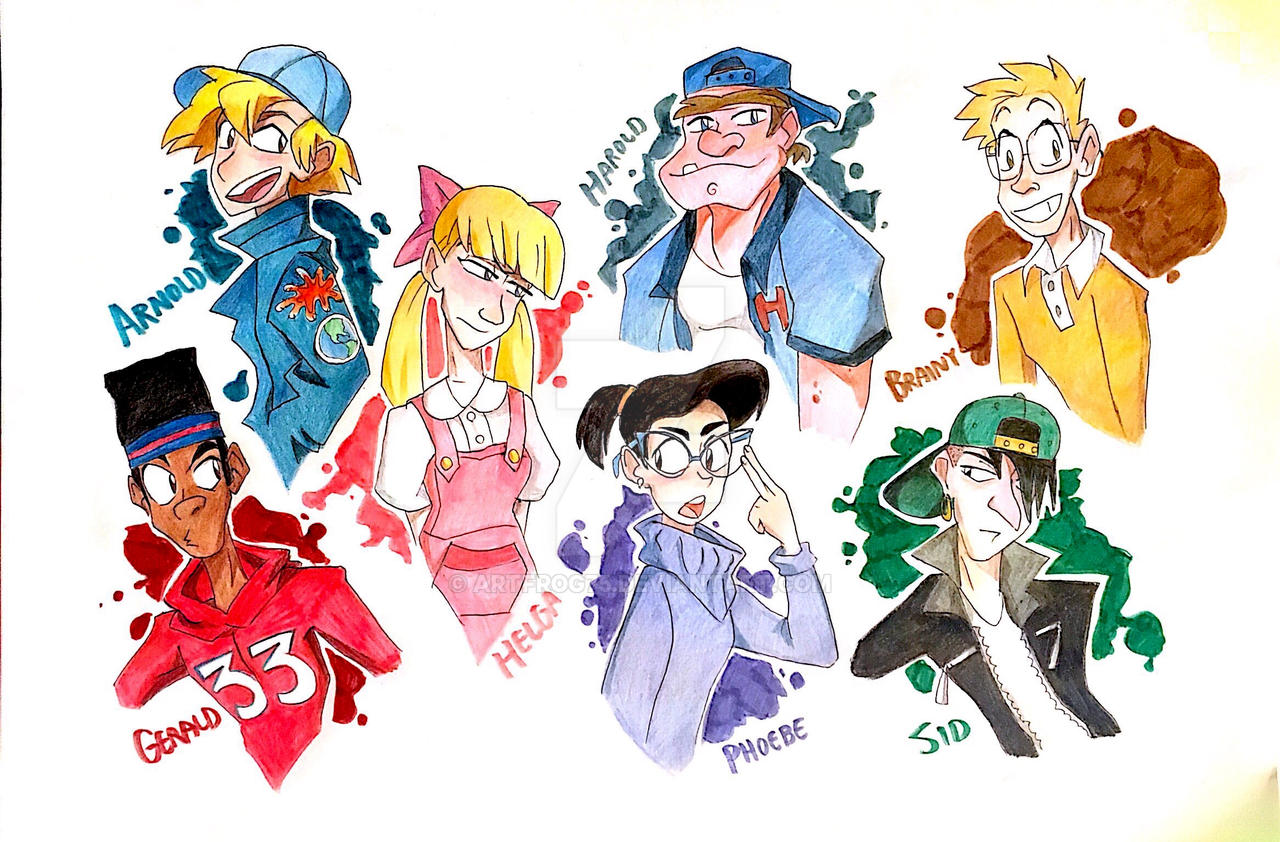 Hey Arnold! Character Cast by Artfrog75 on DeviantArt