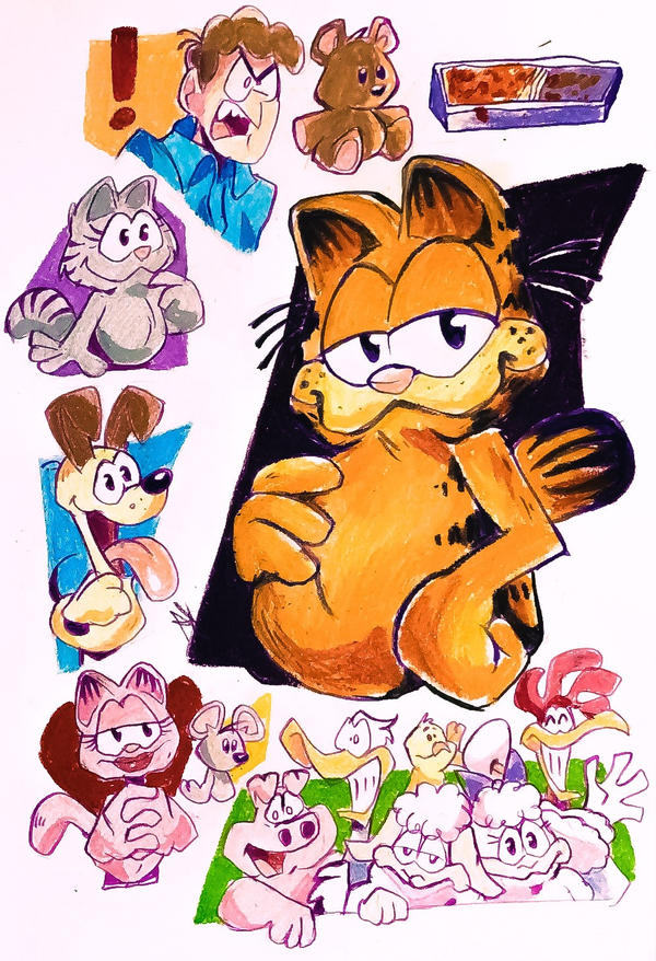 GARFIELD n Friends by Artfrog75 on DeviantArt