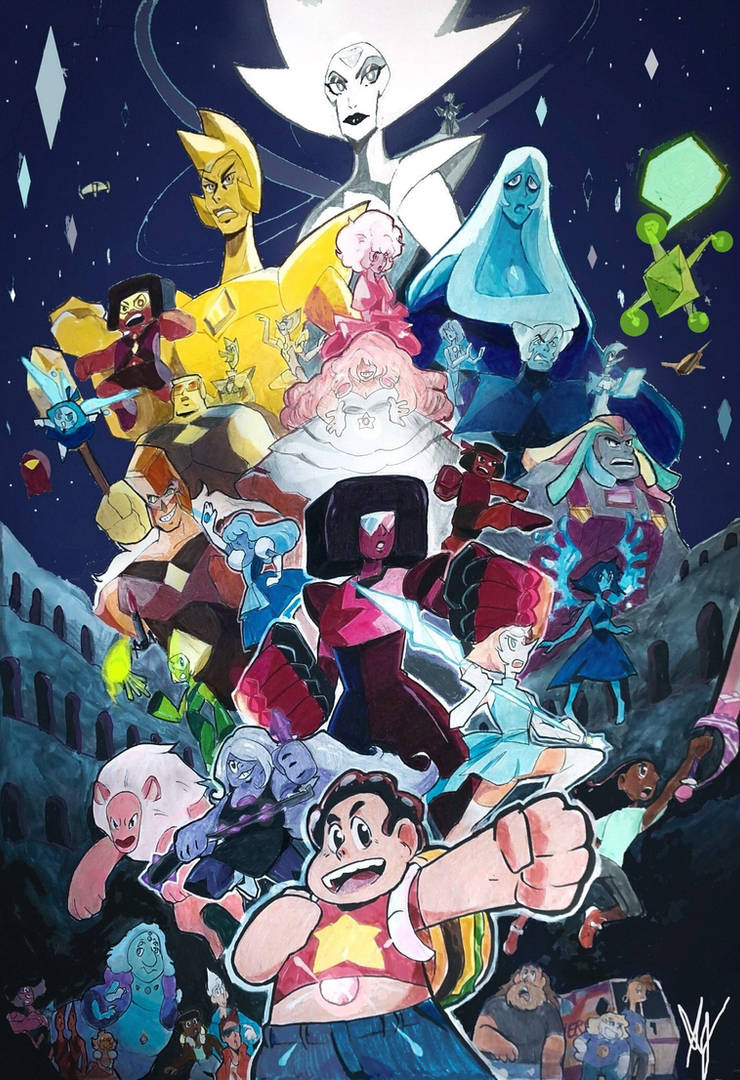 Steven Concert Deviantart StevenXUniverse by Artfrog75 on DeviantArt