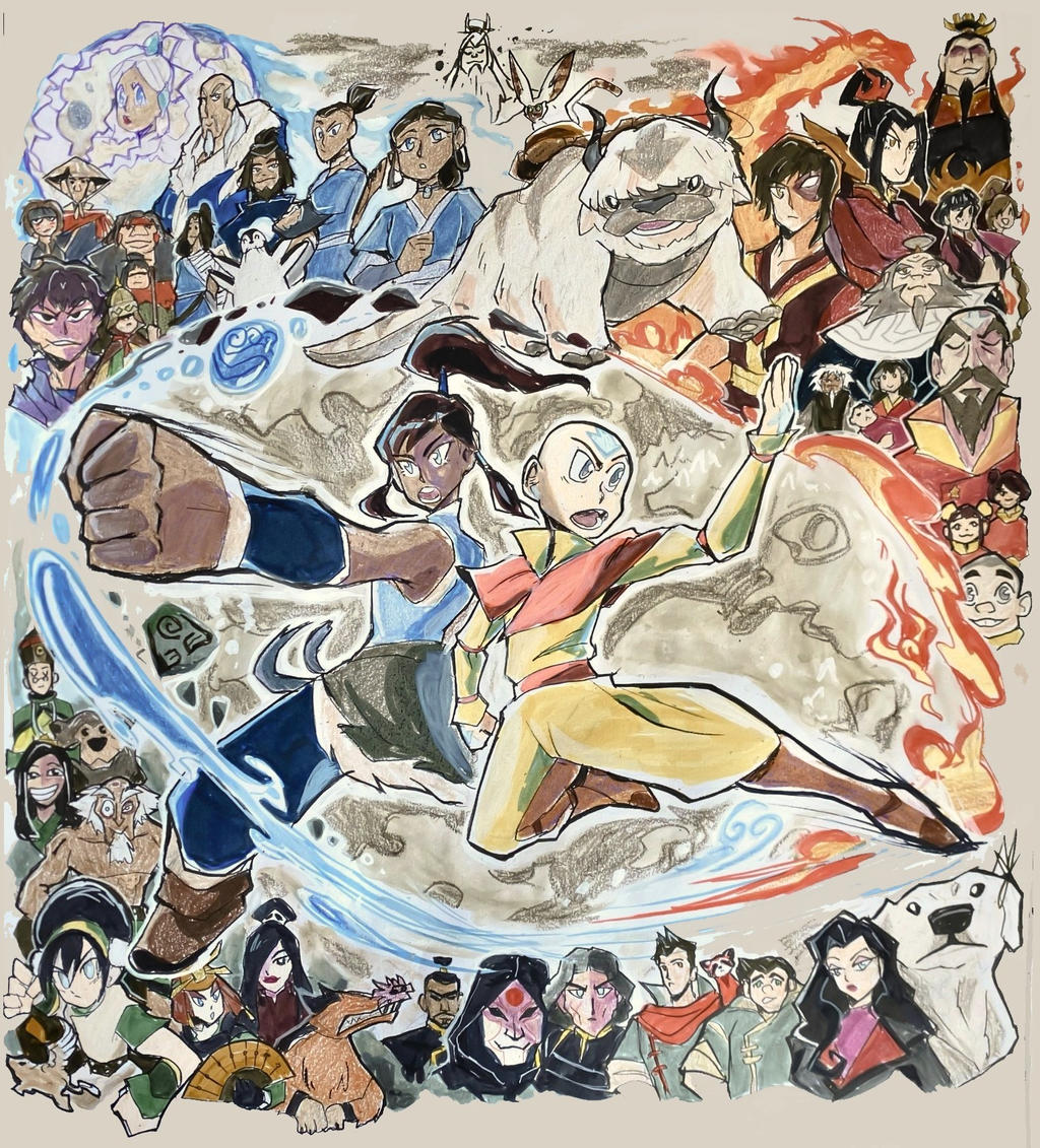 Deviantart Atla AtLA+TLoK by Artfrog75 on DeviantArt
