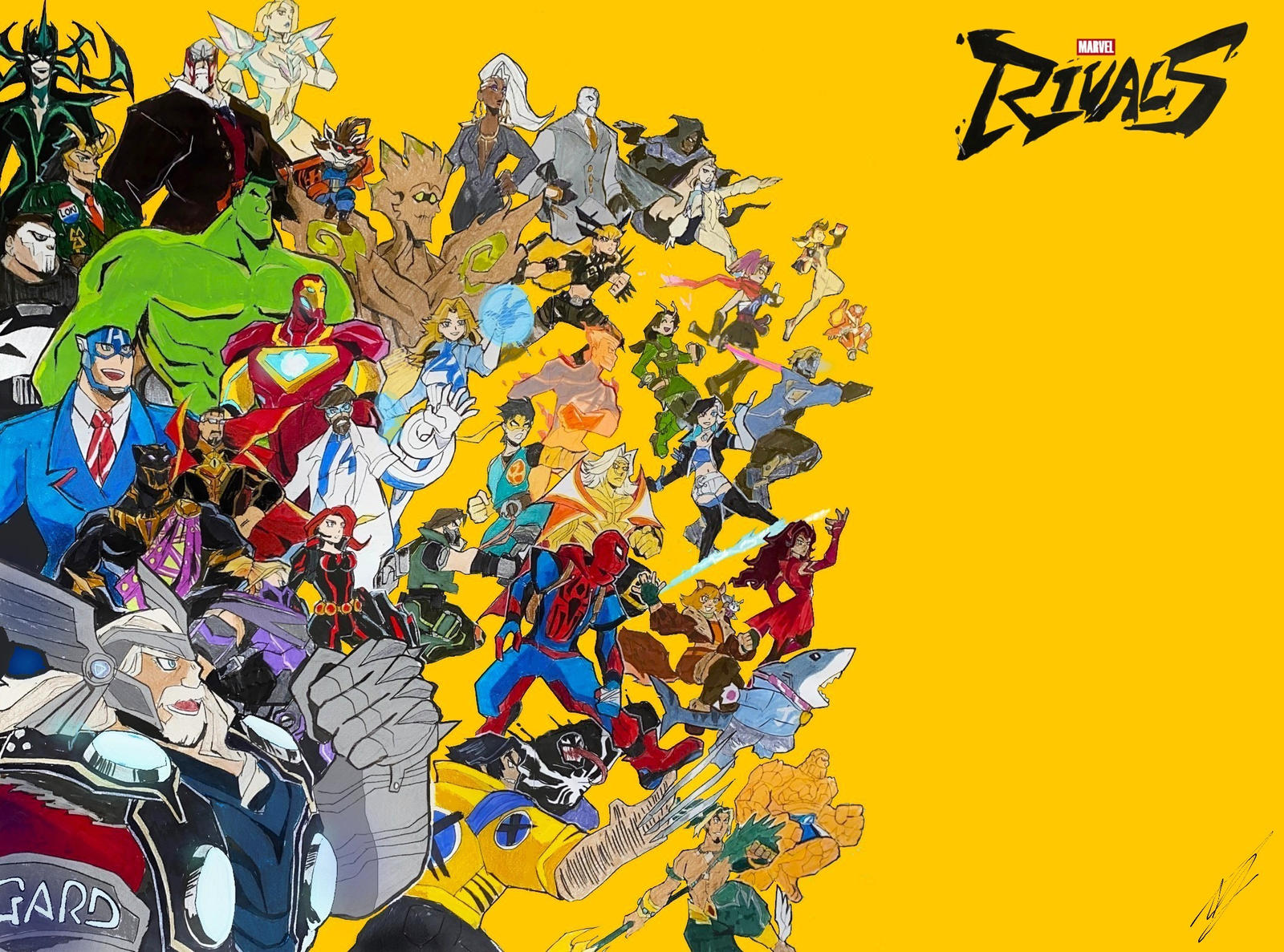 Marvel RIVALS X MHA by Artfrog75 on DeviantArt