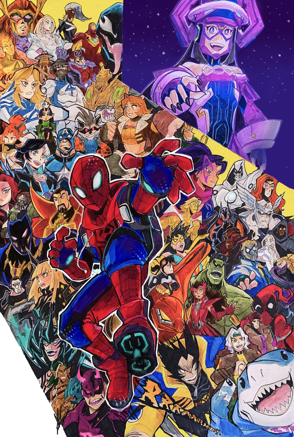 MARVEL RIVALS in Boku No Hero Academia Style