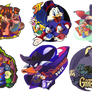 Disney Afternoon Buttons