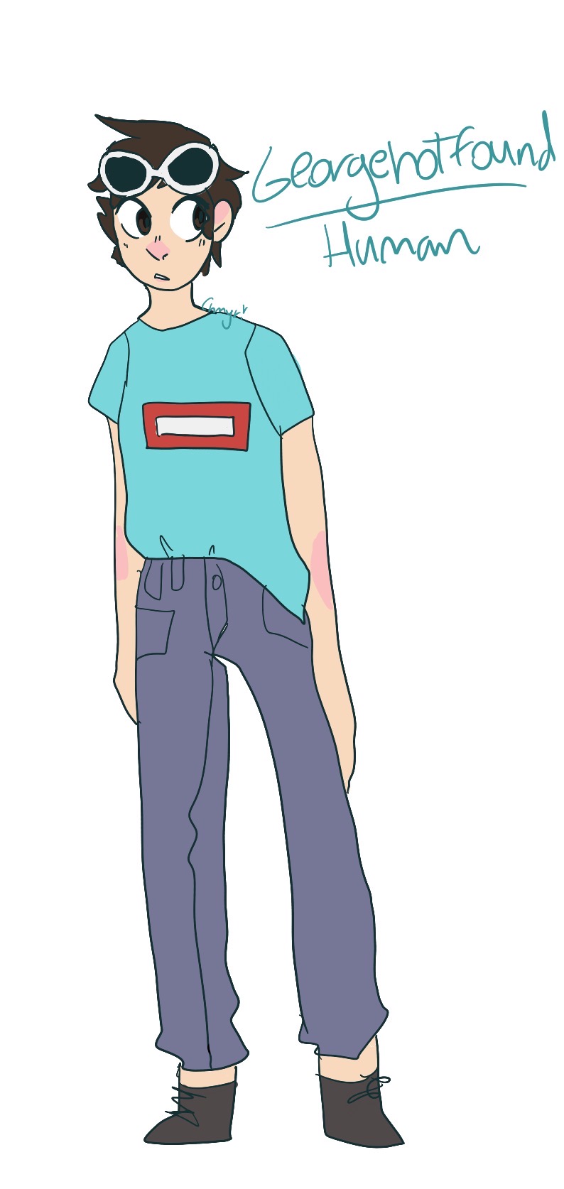 George Smp DSMP Design Sketches - GeorgeNotFound by Fruity0Pebbles on DeviantArt