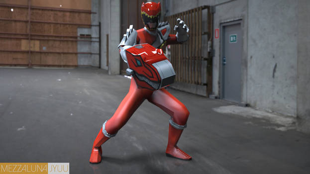 [Keyshot Render] Kyoryu Red