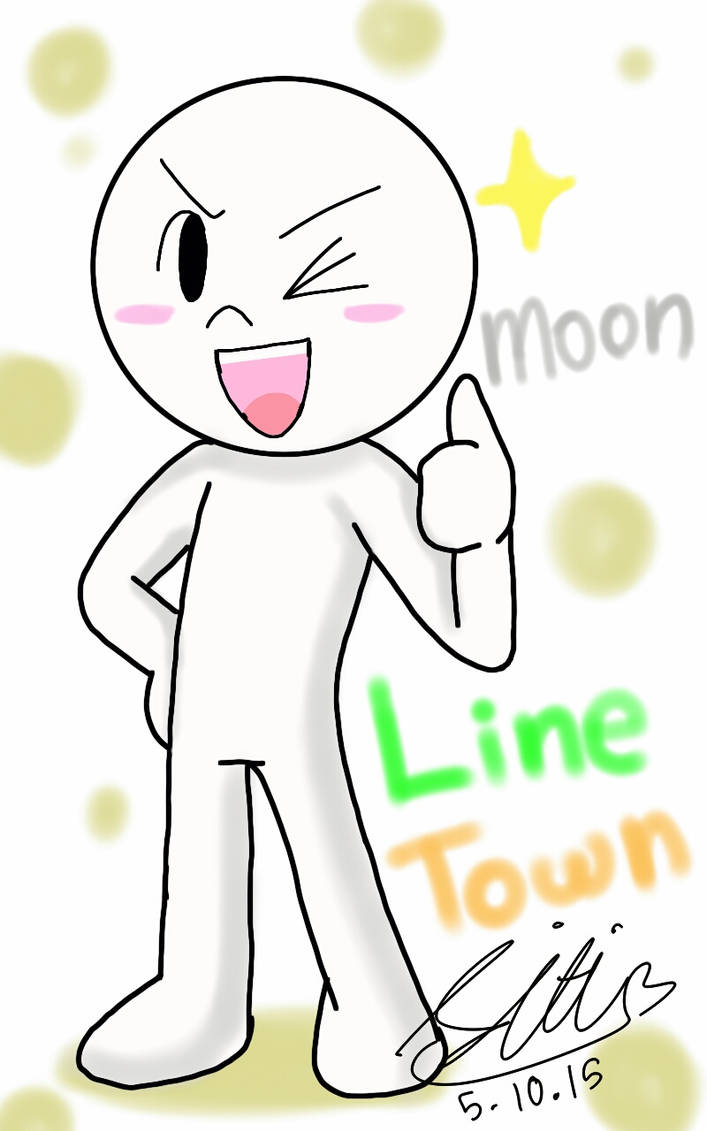 Fanart Line Town Moon By Sitinuramjah On Deviantart Fanart Line Town Moon By Sitinuramjah On Deviantart