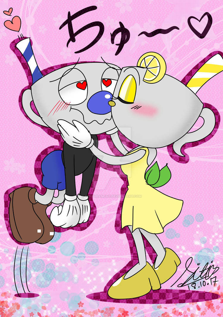 Lemon Tea Man ART::Mugman loves Lemon Tea by Sitinuramjah on DeviantArt