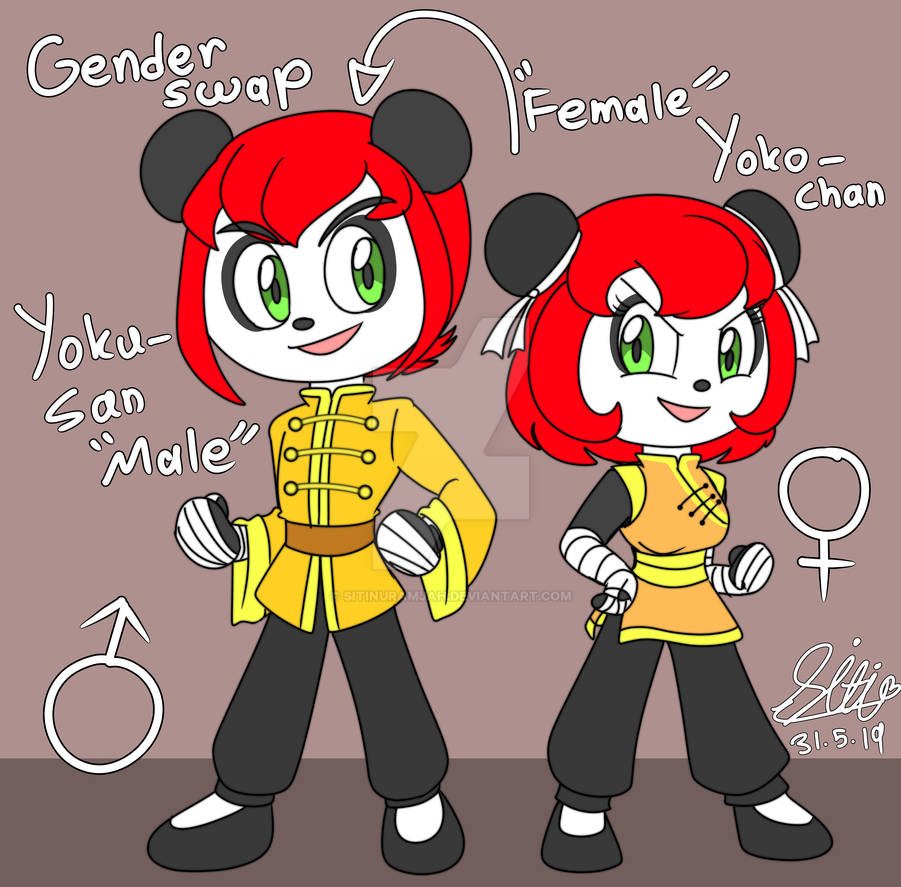 ART Two Pandas Gender Swap By Sitinuramjah On DeviantArt ART Two Pandas Gender Swap By Sitinuramjah On DeviantArt