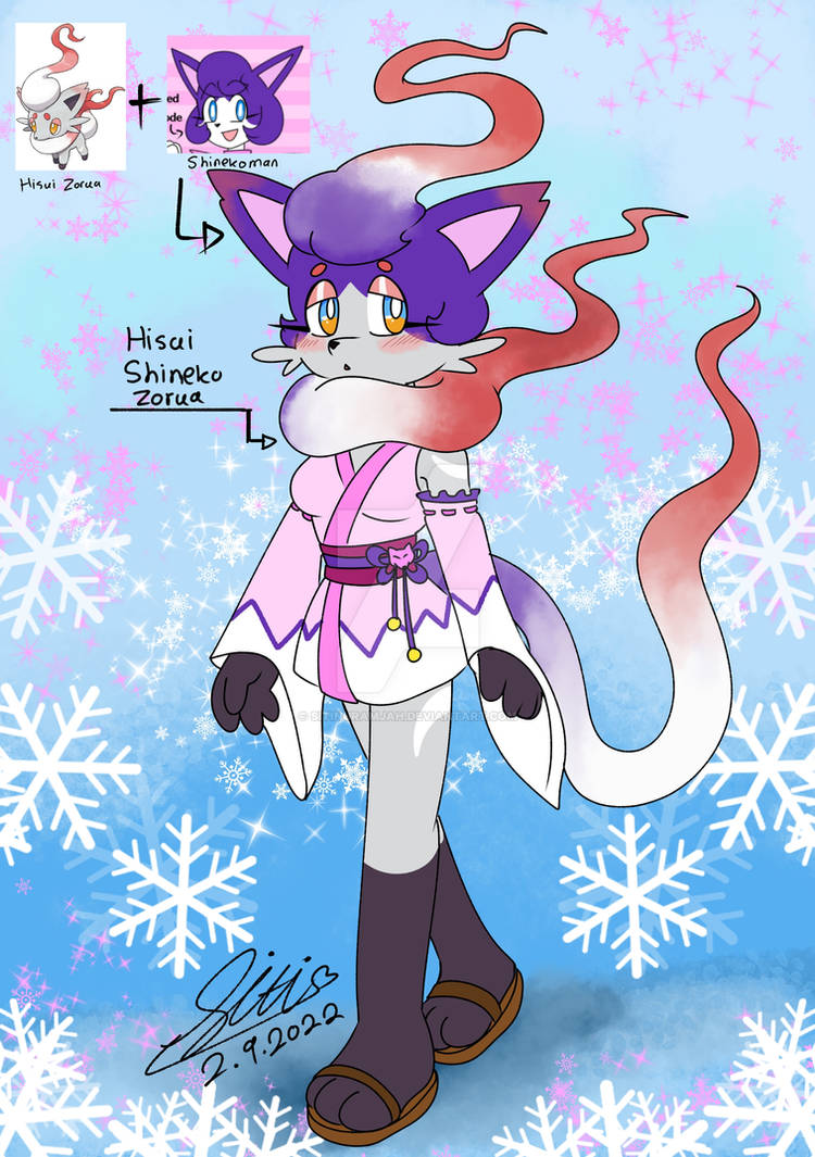 ART::Hisui Shineko Zorua by Sitinuramjah on DeviantArt