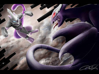 Armored Mewtwo Vs. Shadow Lugia