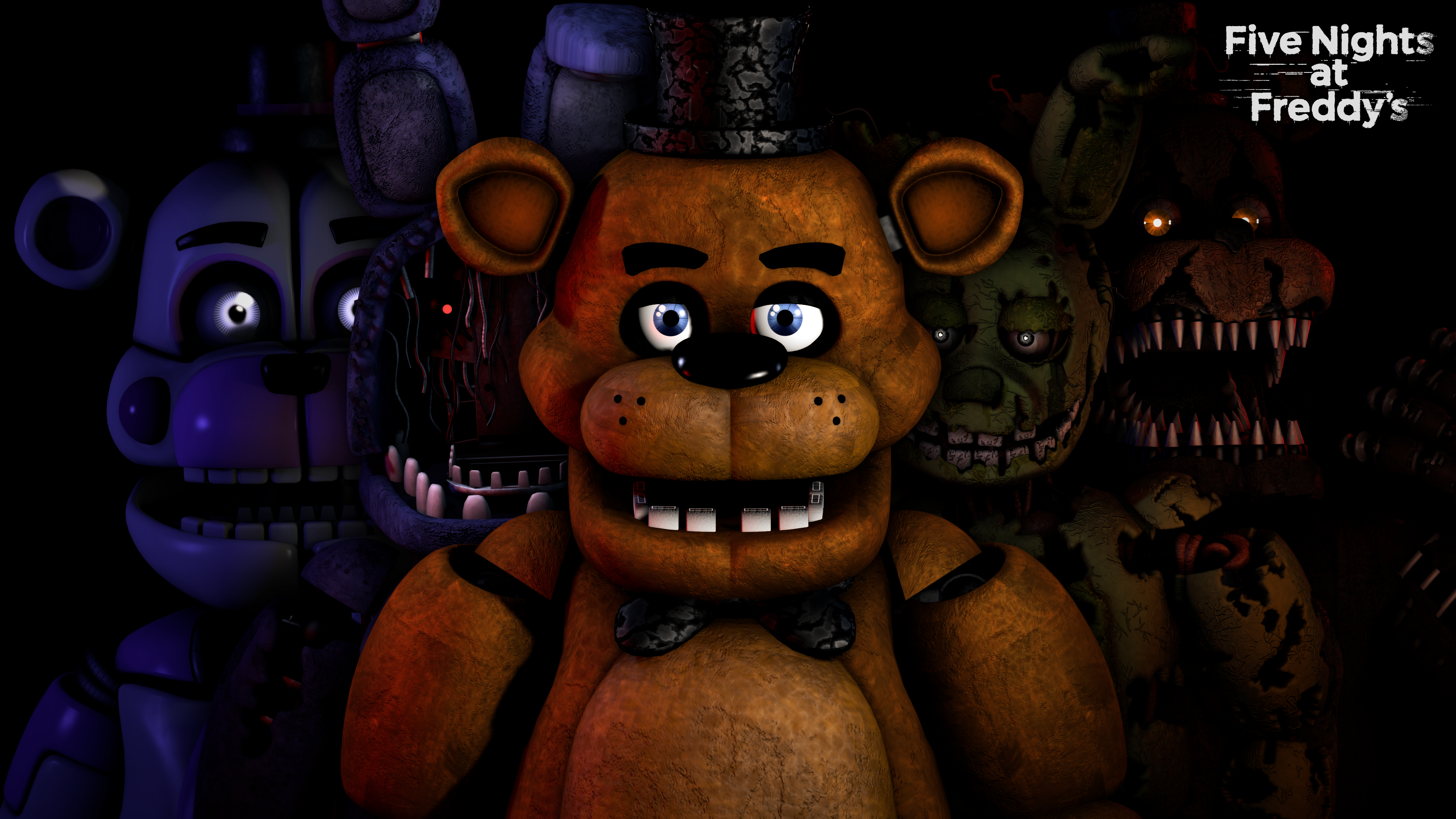 Five Nights at Freddy's Illustration, five nights at freddy's poster, png