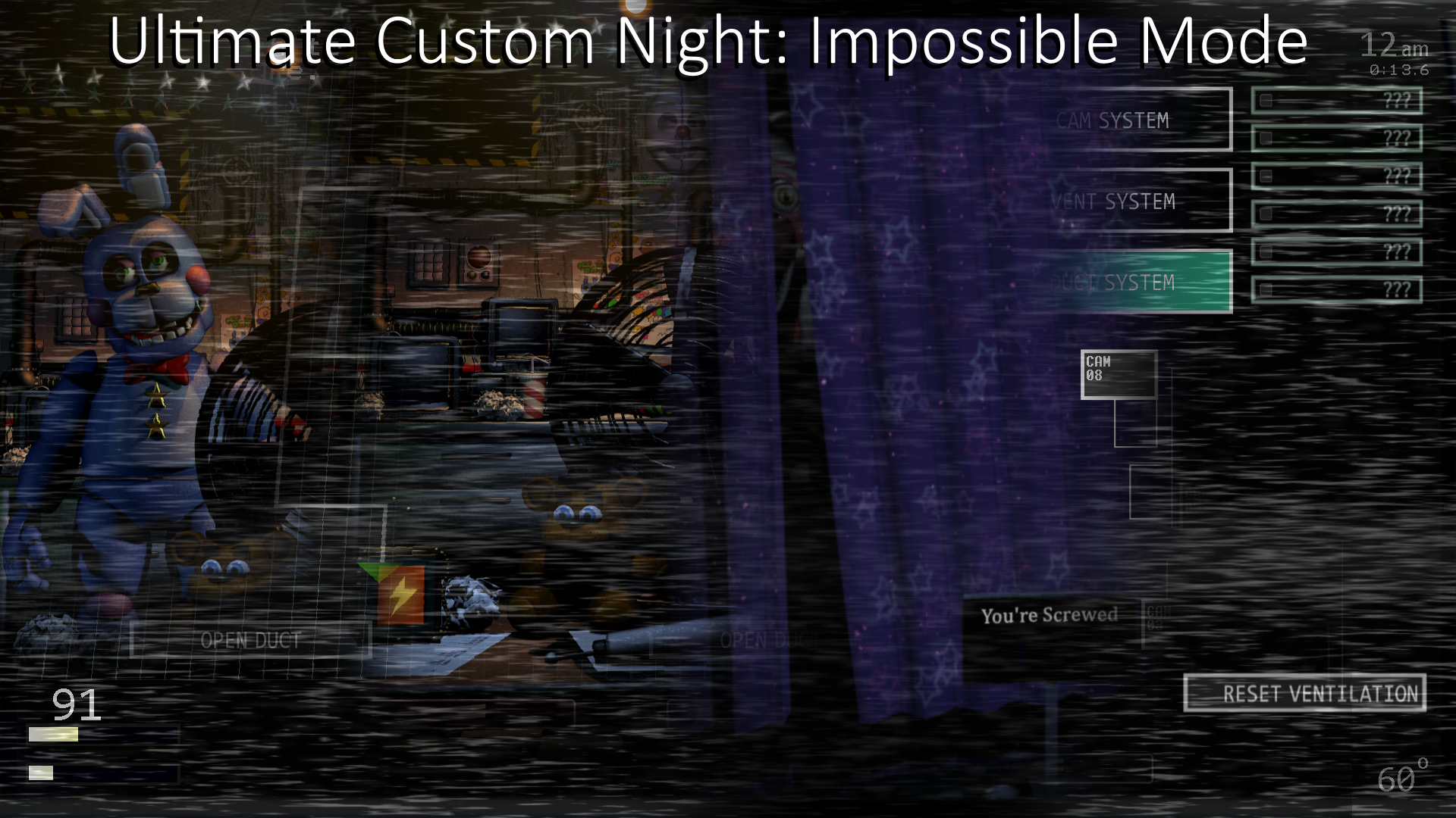 I made a 50/1000 mode mod for FNAF UCN (part 2 in description) 