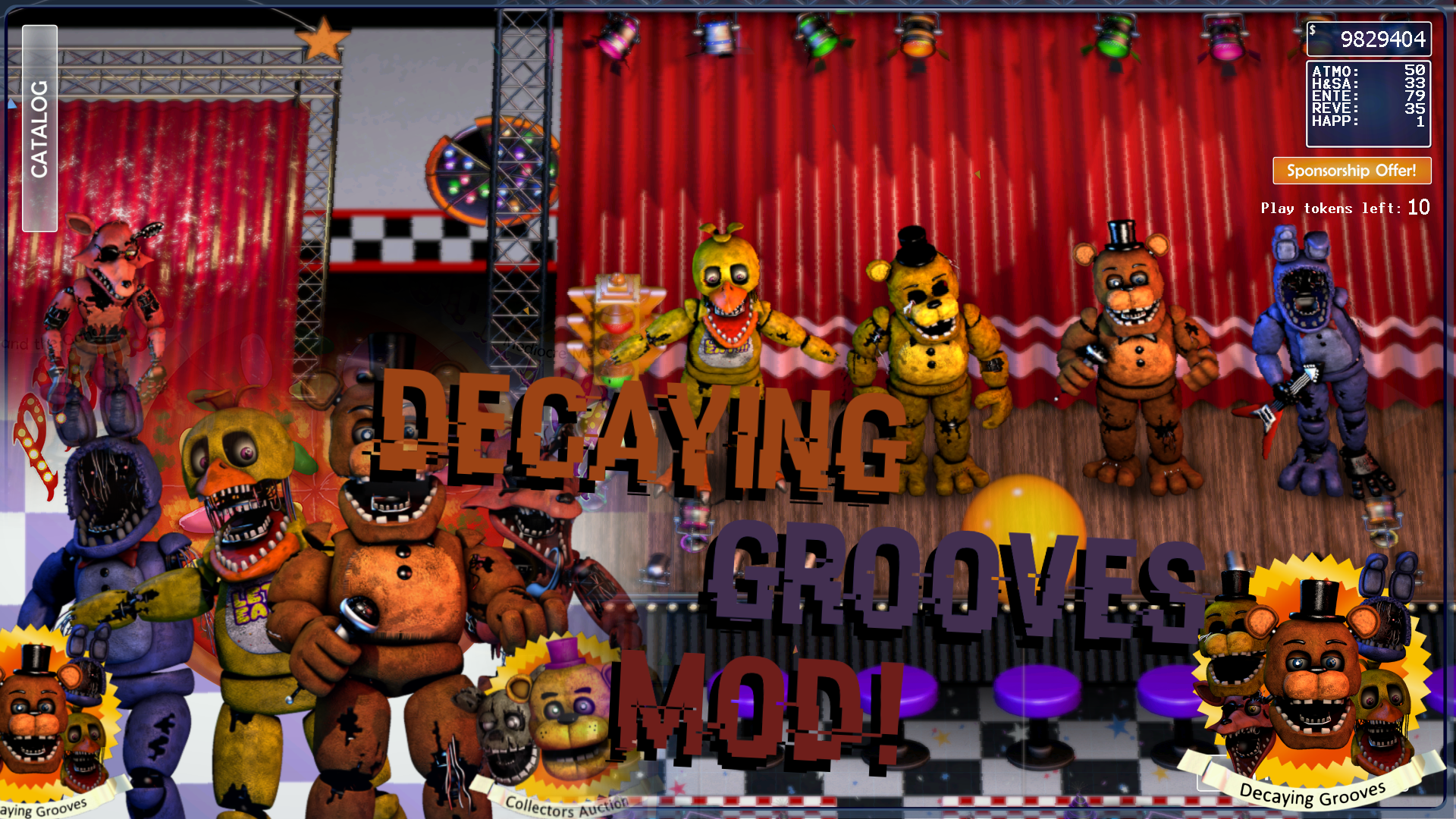 FNAF6 Mod) New! Classic Toy Animatronics - FFPS 