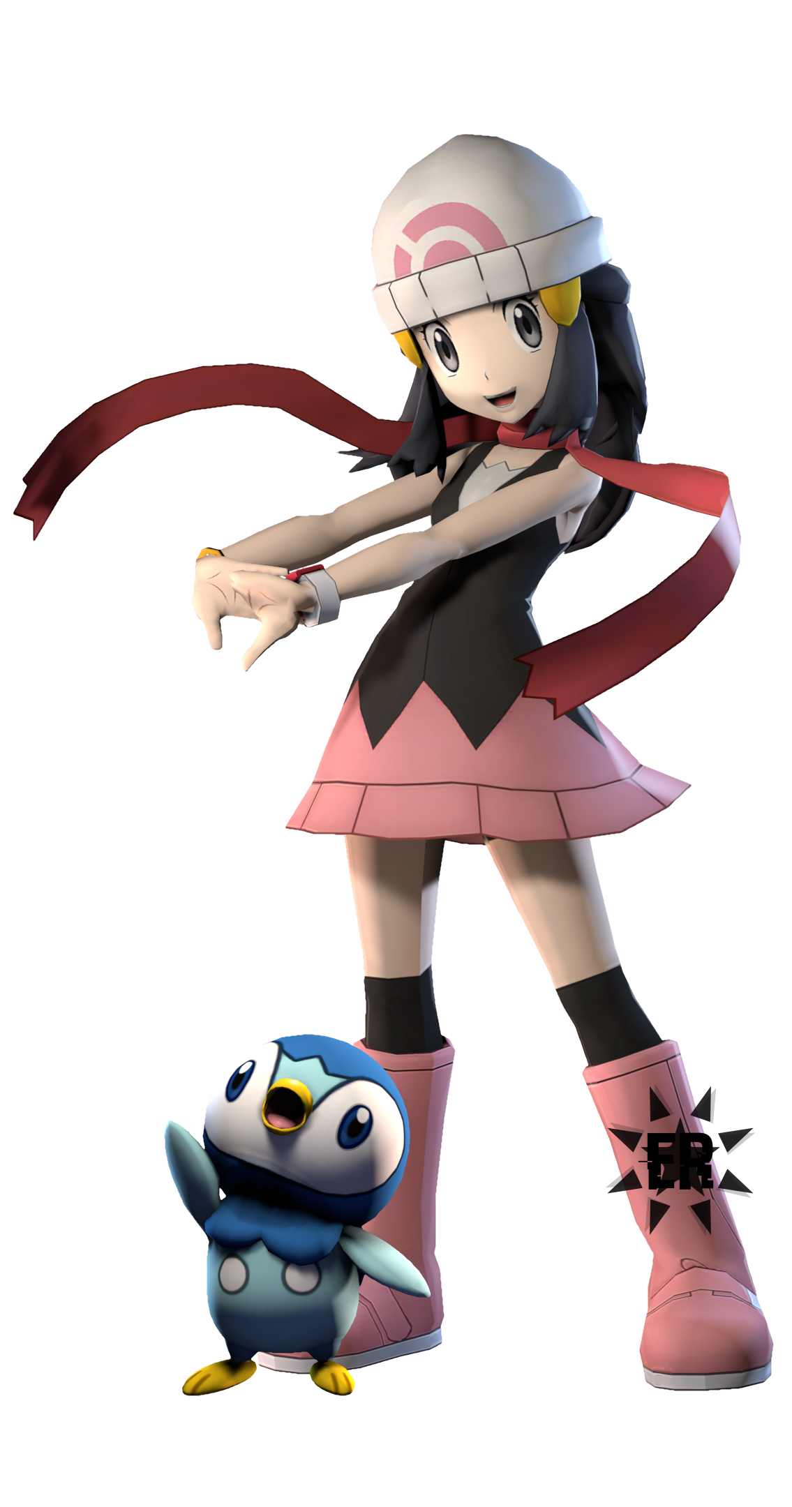 STL file Pokemon Trainer Dawn 🐉・Model to download and 3D print・Cults