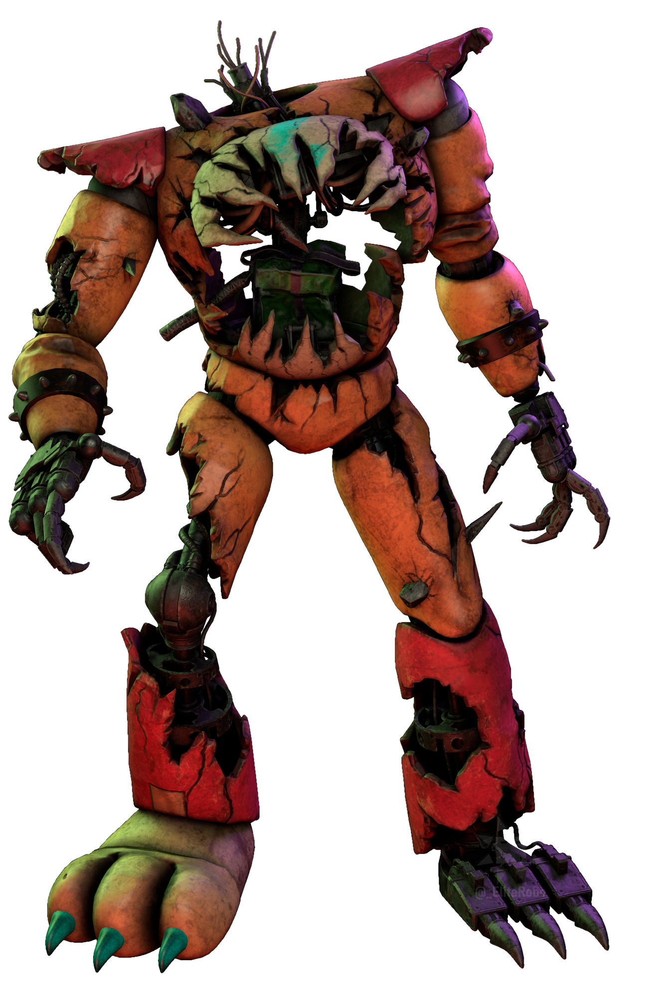 FNAF SB Shattered Roxy full body by Enderziom2004 on DeviantArt