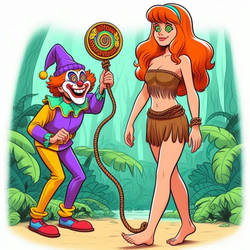 Ghost Clown and Daphne