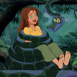 Kaa and Jane Porter