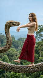 Kaa hypnotizes Jane Porter - Trussst in Meeee