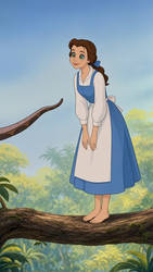 Kaa hypnotizes Belle