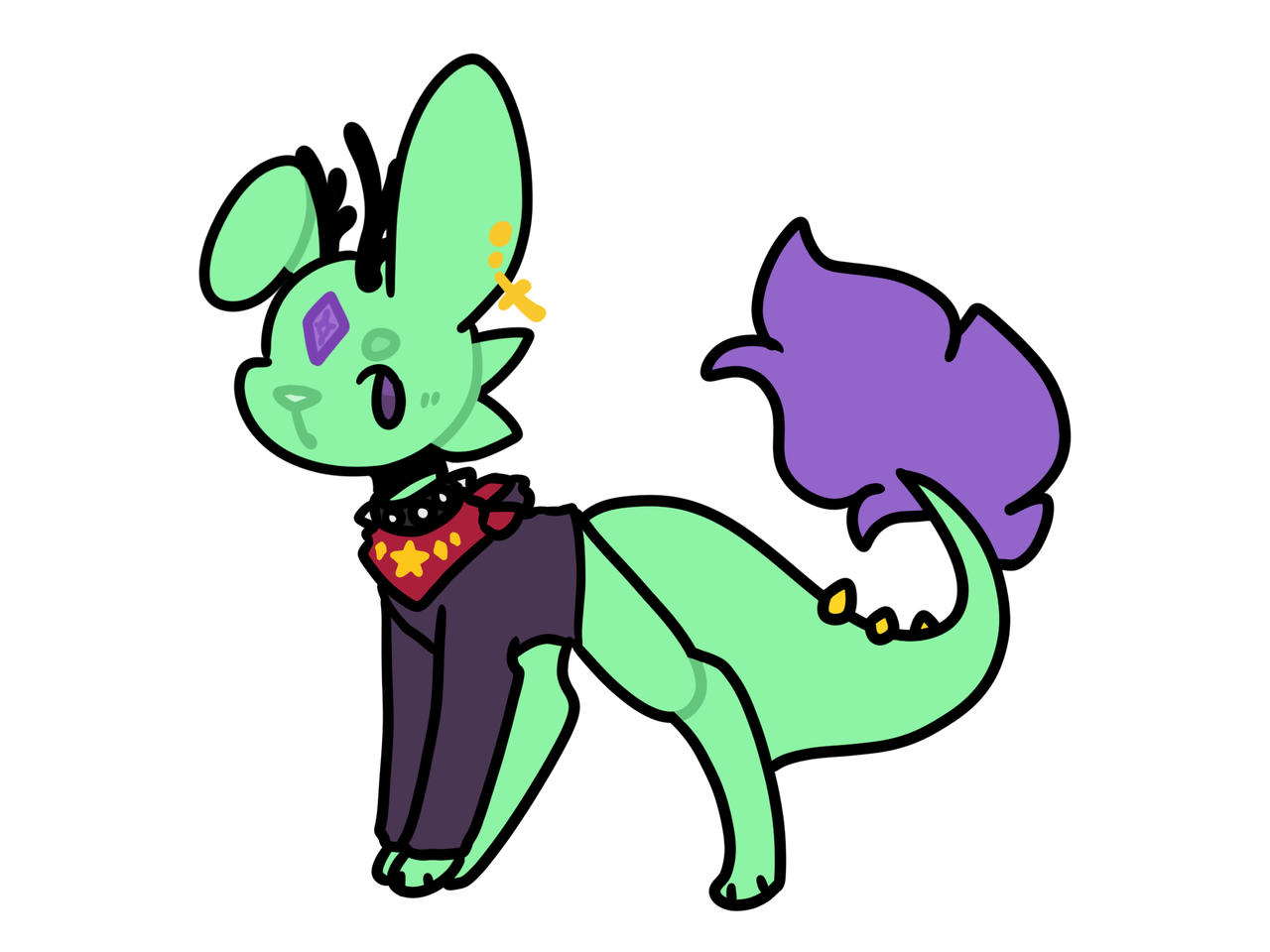 Emo Rabbit Thingy by Flareondud on DeviantArt