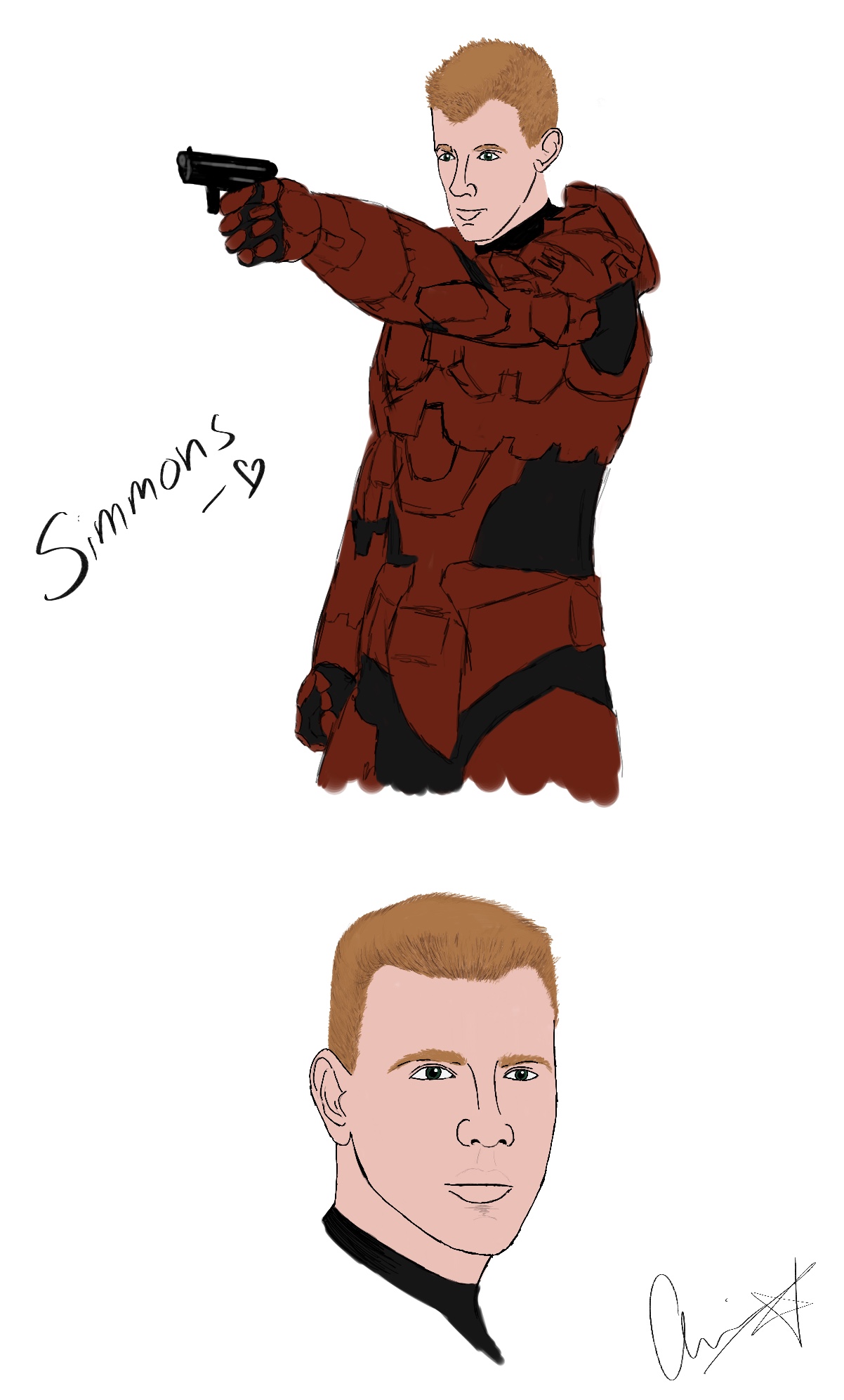 Simmins Rvb RvB Simmons Concept Art by AgentVirginia on DeviantArt
