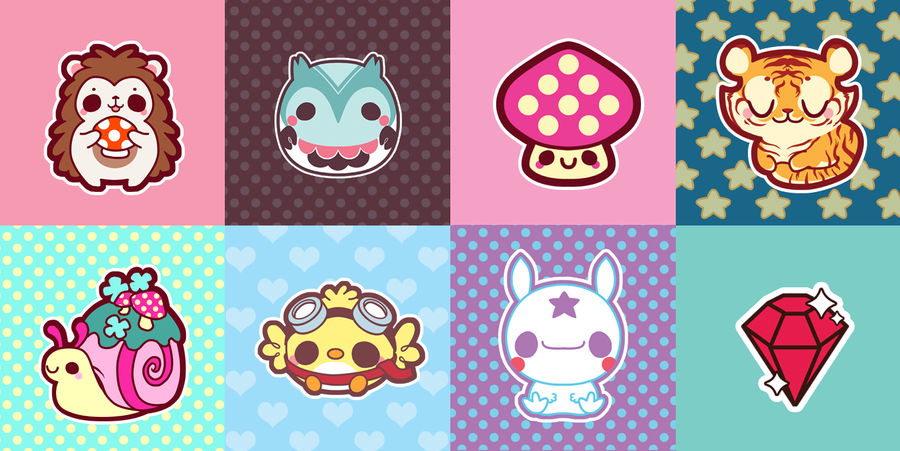 Cutesy Designs - Part 1 by Mazzlebee on DeviantArt
