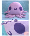Octo-Pillow Glub Glub by Mazzlebee