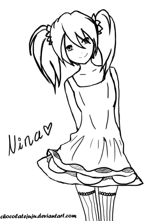 Nina OC commission for Silver-moon123