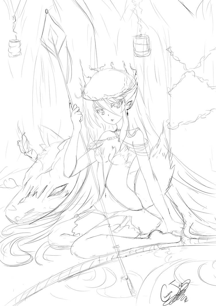 Huldra Princess Aria of Tevnovi Hulderheim by ChocolateJuju
