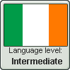 Irish / Gaeilge Language Level Stamp --Int.-- by Mistful-Moons