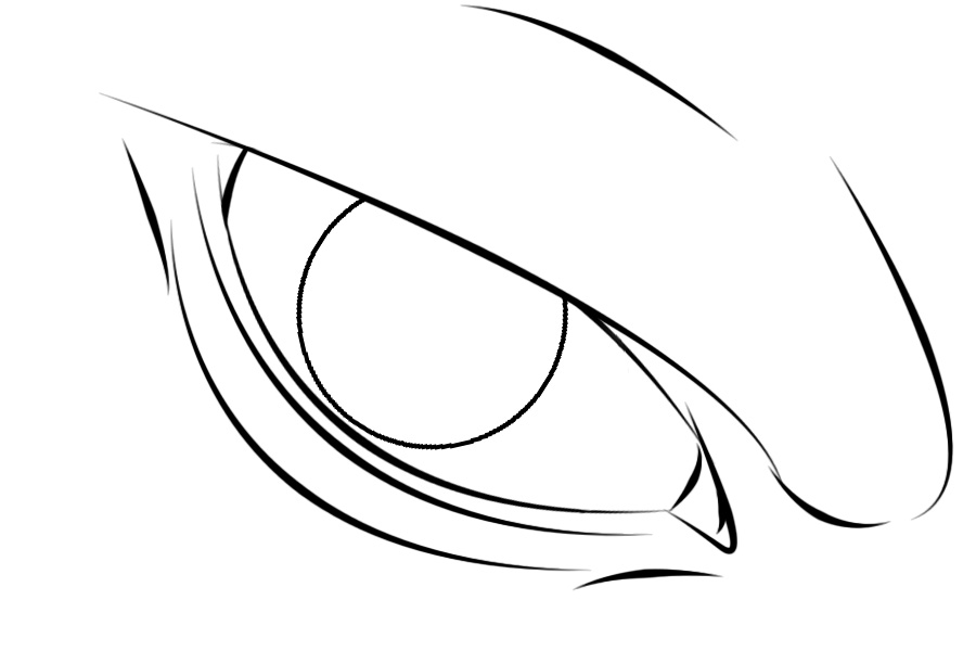 baby dragon eyes drawing