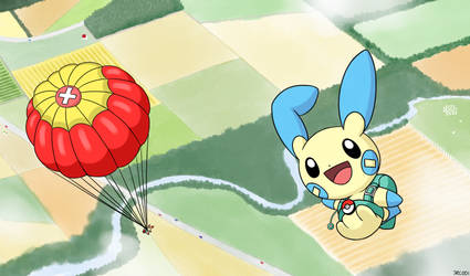 Pokemon On Parachutes on Parachute-Paradise - DeviantArt