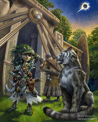 Quinn and Lini, Full-Page for Pathfinder A.P.172