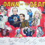 Dawn of the Dead cast painting