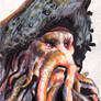 Davy Jones sketch card