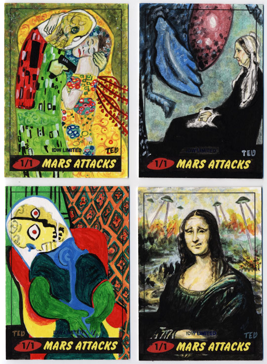 Mars Attacks - Famous Paintings