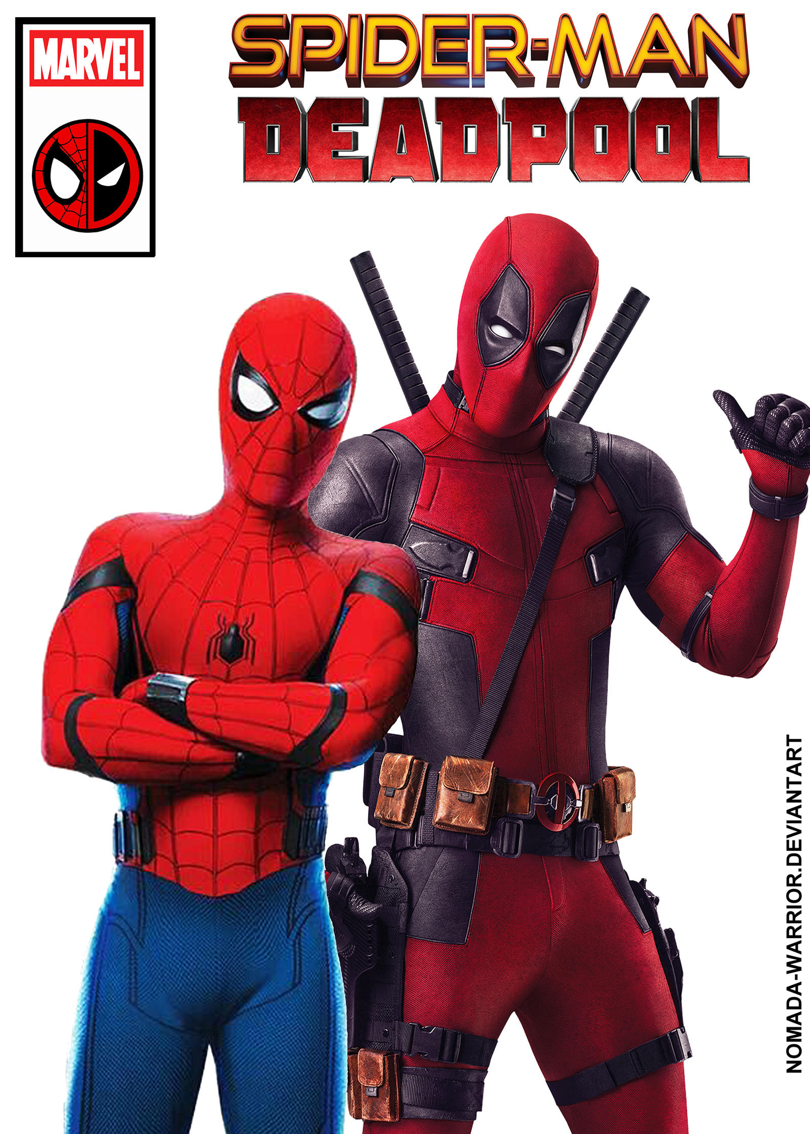 Tristemente Escarpado beneficioso Spiderman/Deadpool. by Nomada-Warrior on DeviantArt