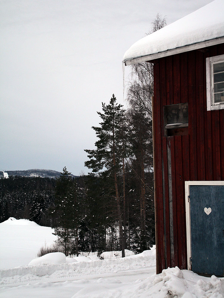 Snow and hearts